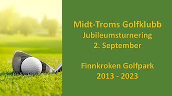 Jubileumsturnering lørdag 2. september